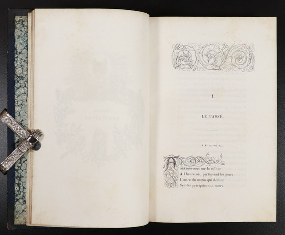 1837 Oeuvres Completes De Lamartine Antiquarian French Literature Book