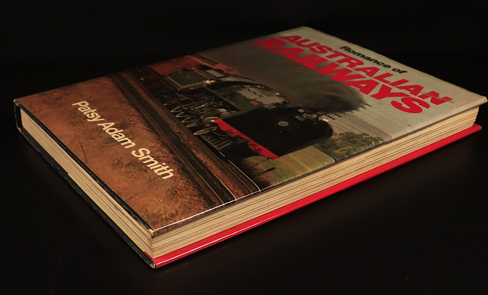 1976 Romance Of Australian Railways by Patsy Adam Smith Railway Trains Book - 0