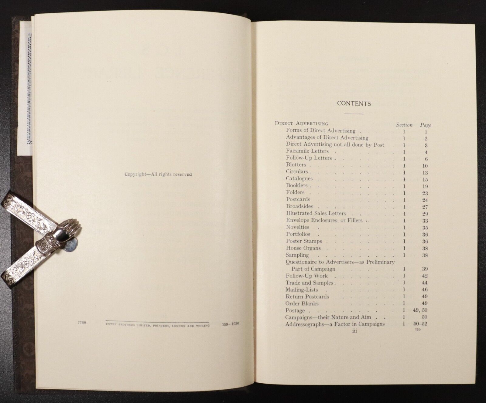 c1930 3vol I.C.S. Reference Library: Advertising - Antique Marketing Book Set