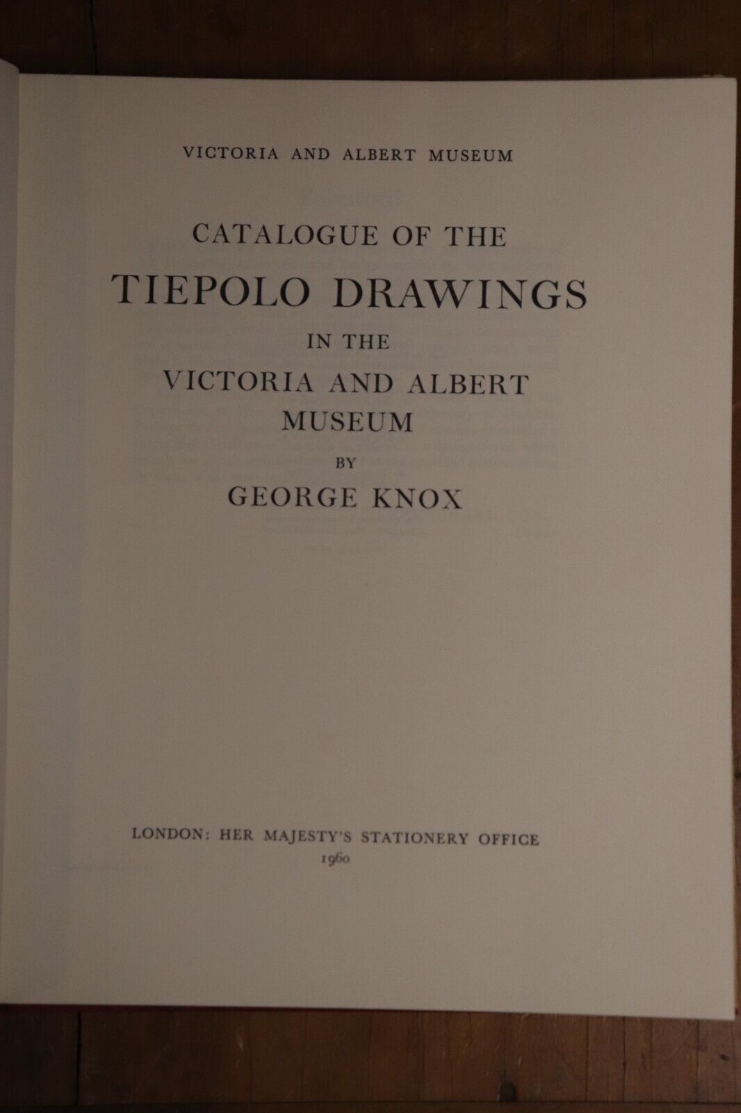 1960 Tiepolo Drawings In The Victoria & Albert Museum Antique British Art Book - 0