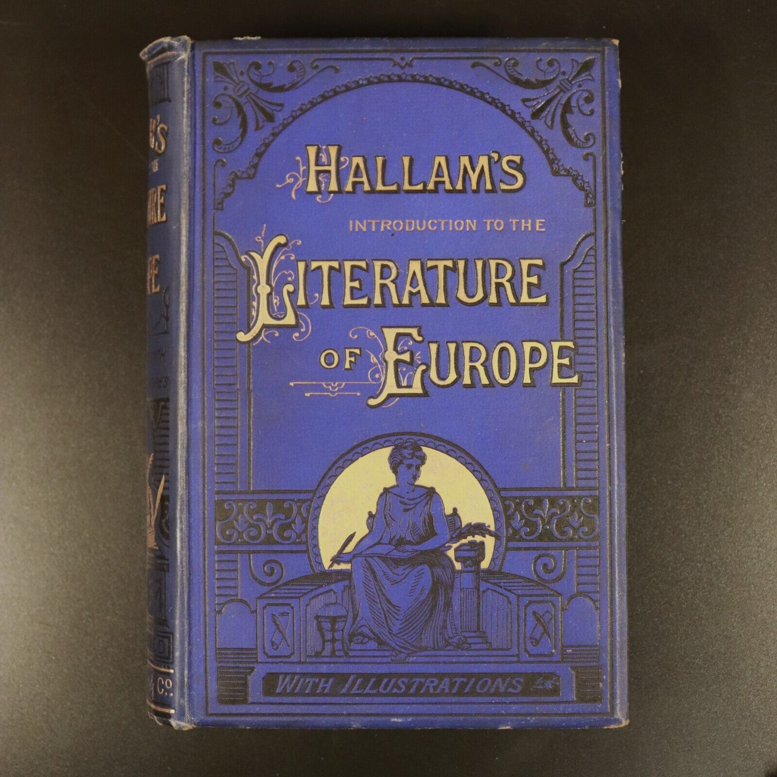 c1885 Introduction To The Literature Of Europe Henry Hallam Antique History Book