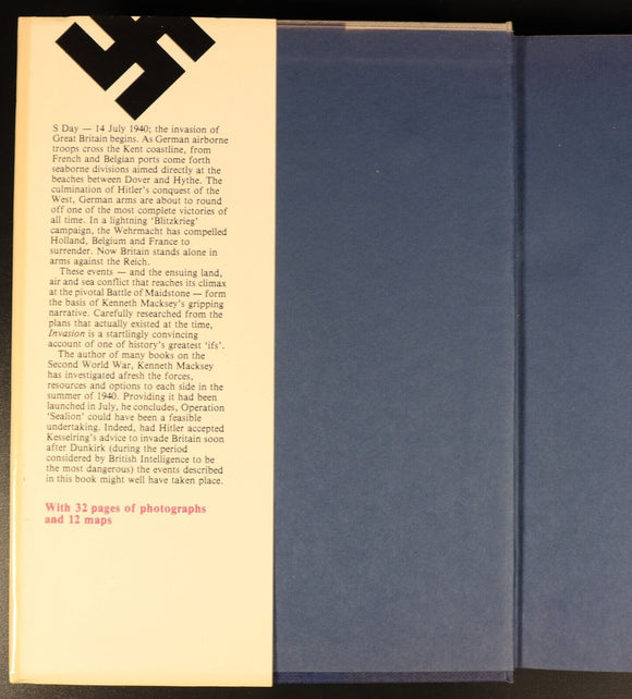 Invasion by K. Macksey German Invasion England British Military History Book WW2
