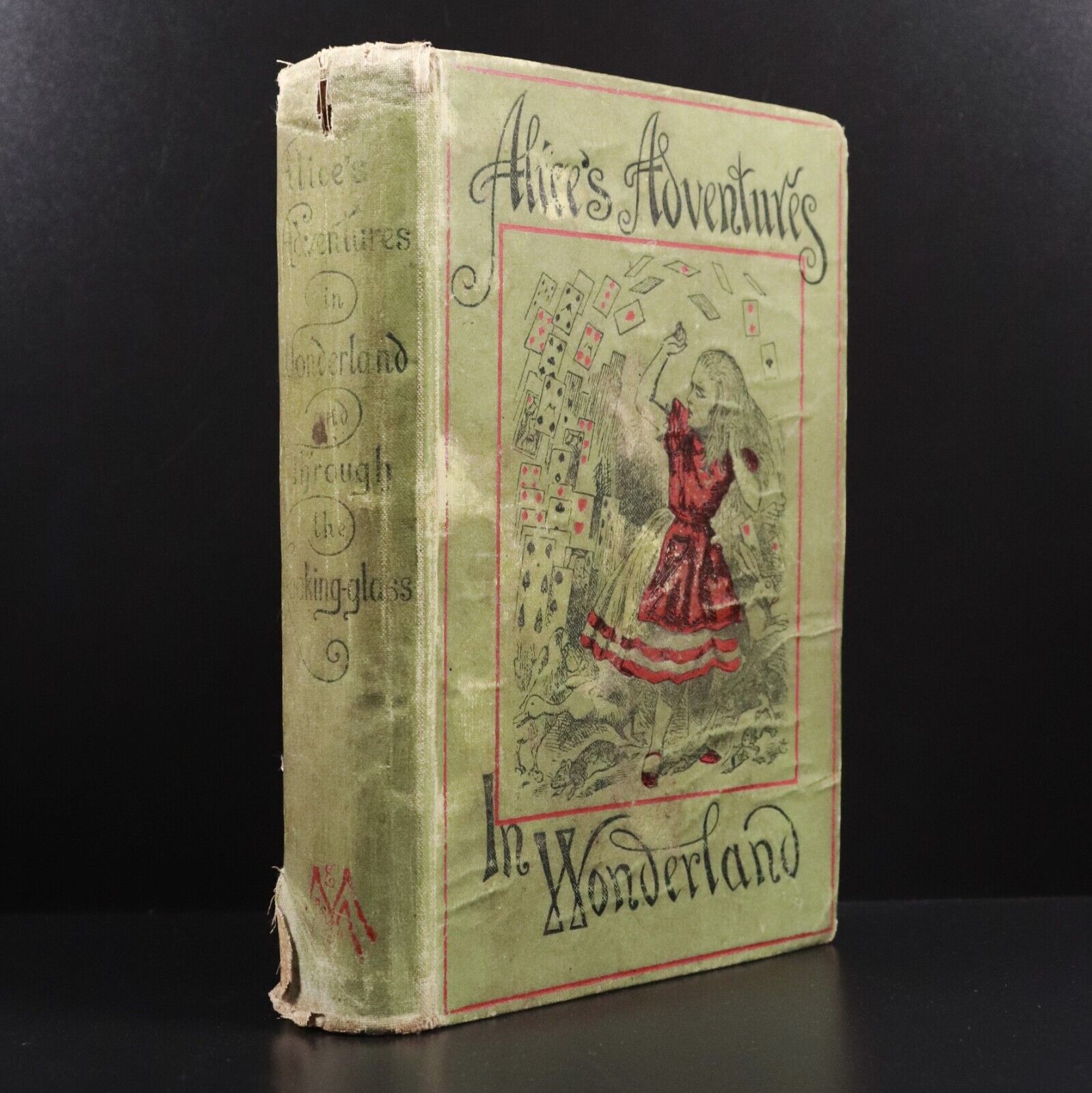 1887 Alice's Adventures In Wonderland L. Carroll Antique Fiction Book J. Tenniel