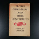 1947 British Newspapers & Their Controllers British Journalism History Book 1st-2