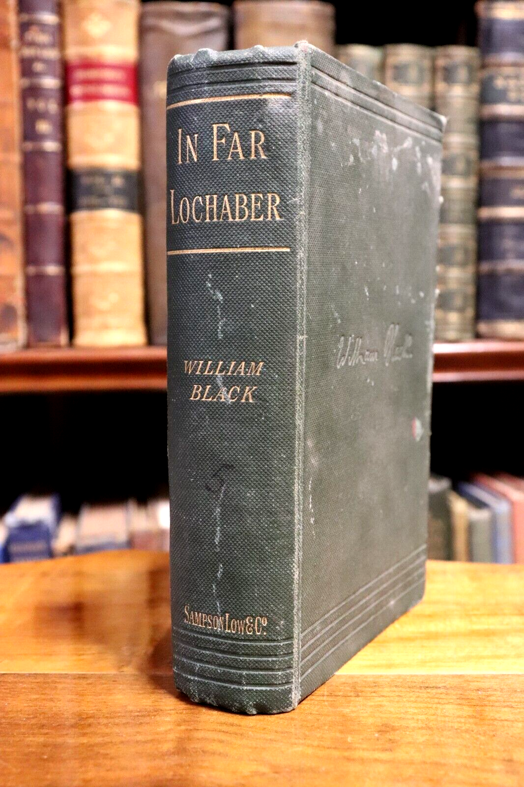 1892 In Far Lochaber by William Black Antique Scottish Fiction Literature Book