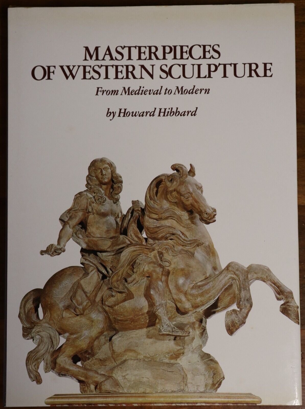 c1977 Masterpieces Of Western Sculpture Art Reference & History Book