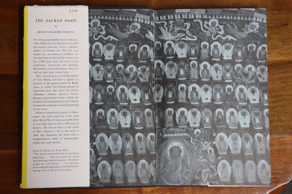 1953 The Sacred Oasis by Irene V. Vincent Chinese Buddhist History Book