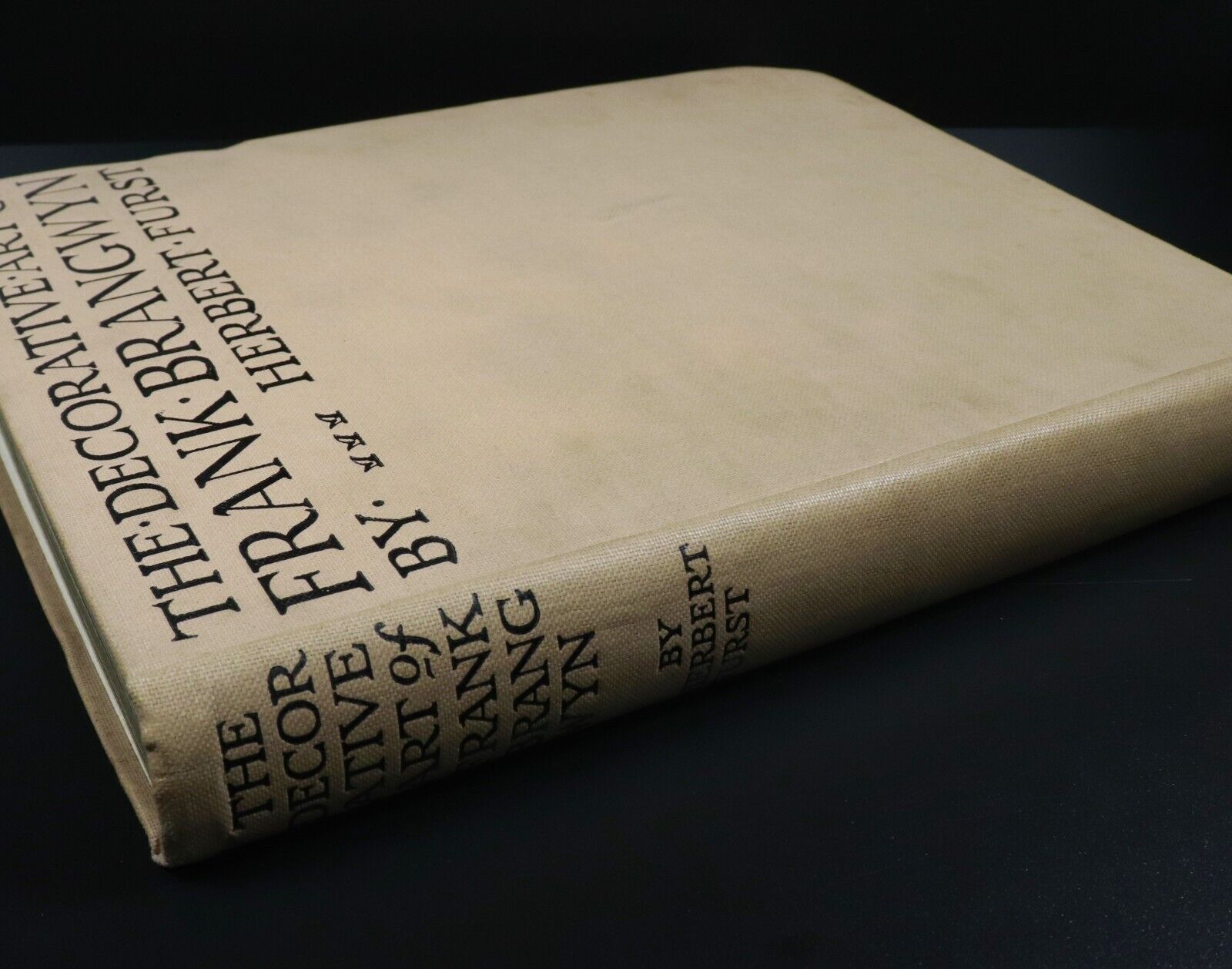 1924 The Decorative Art Of Frank Brangwyn by H. Furst Antique Art Book 1st Ed.