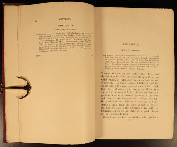 George Fife Angas Founder Of South Australia 1891 Antique History Book 1st Ed