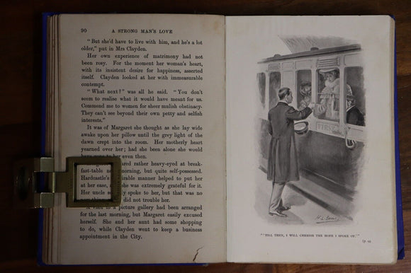 c1910 A Strong Man's Love by David Lyall Antique Scottish Fiction Book