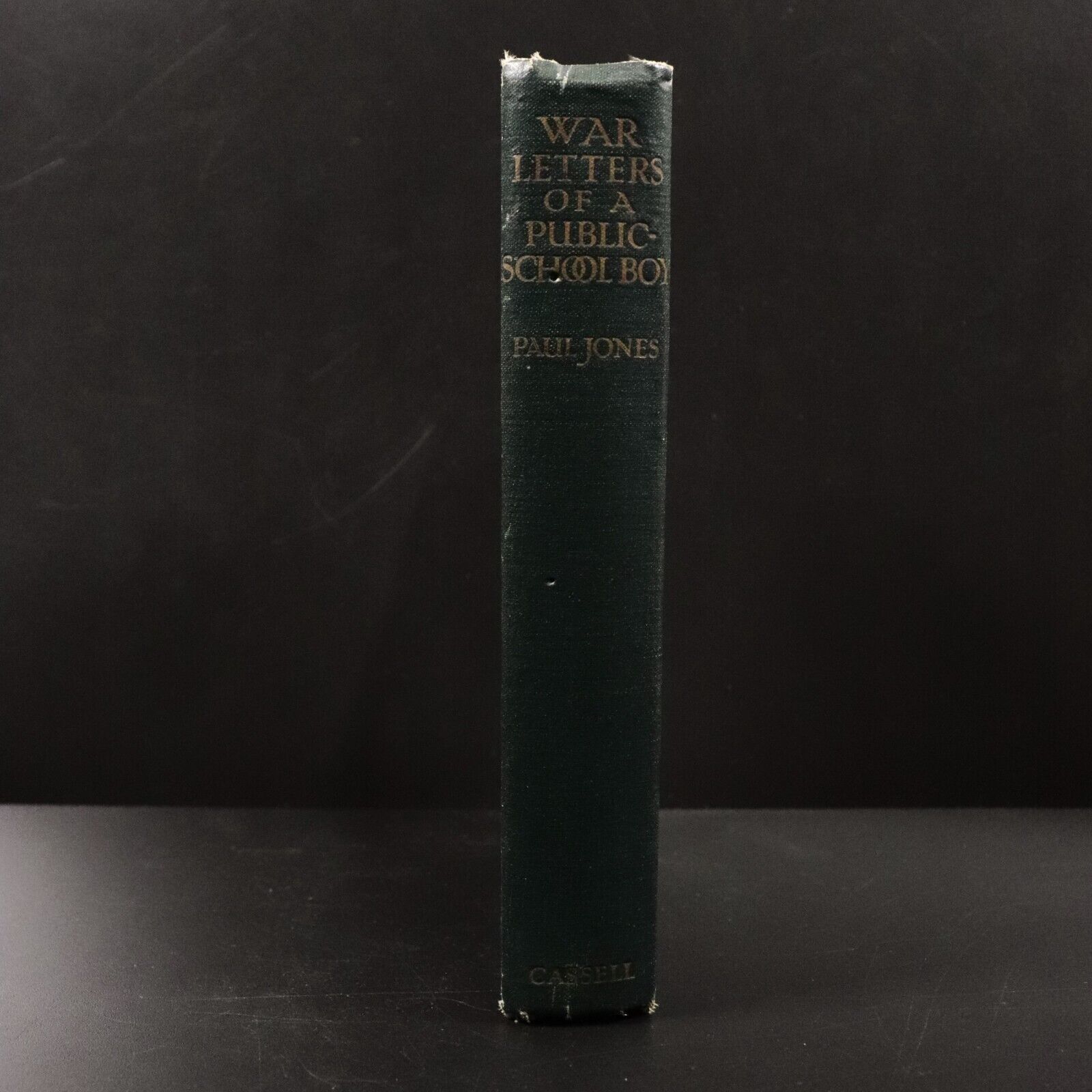 1918 War Letters Of A Public School Boy by Paul Jones Military History Book 1st