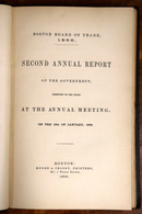 Boston Board Of Trade Annual Report - 1856 - Antique American History Book-2