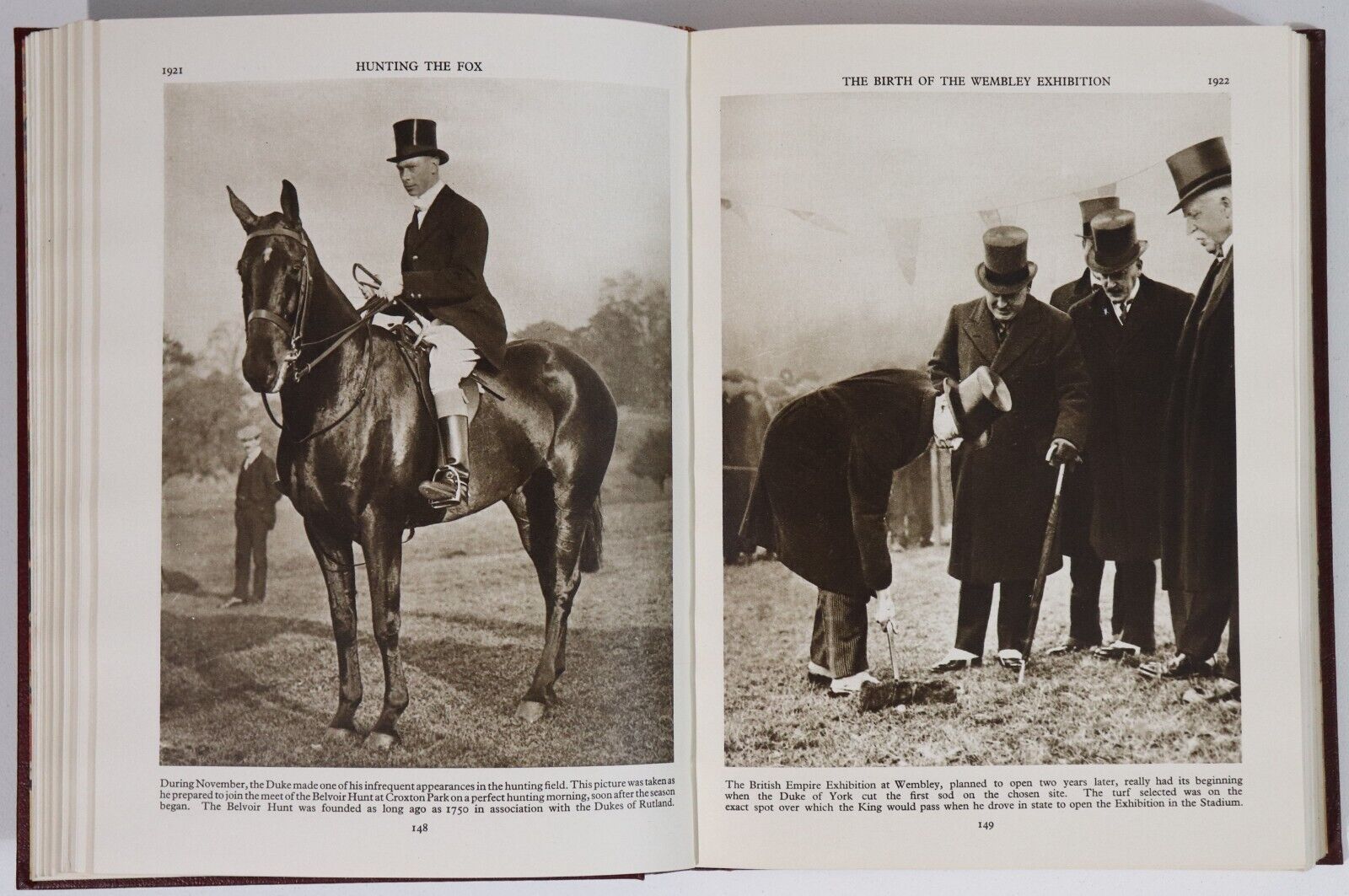 1937 Coronation Book Of King George VI Antique British Royal History Book