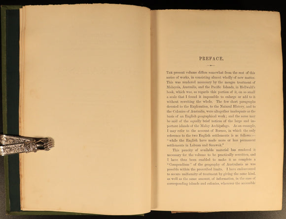 1880 Stanford's Geography & Travel: Australasia Antiquarian History Book Maps