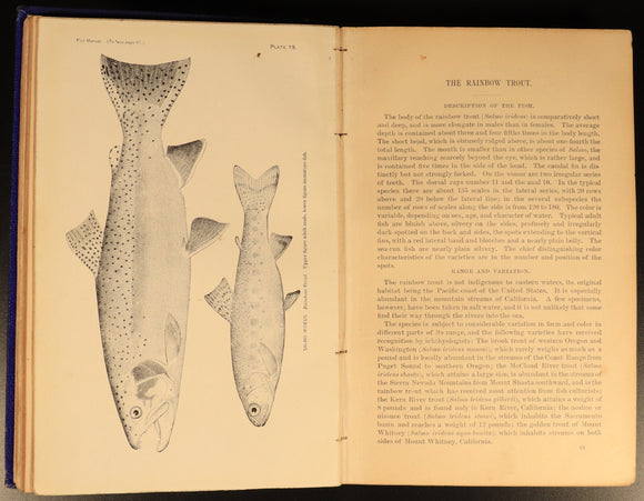 1900 A Manual Of Fish Culture by US Fish & Fisheries American History Book Maps