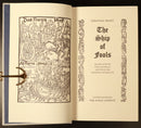 1971 The Ship Of Fools Folio Society Sebastien Brant History Book 1st Ed Sleeve-2