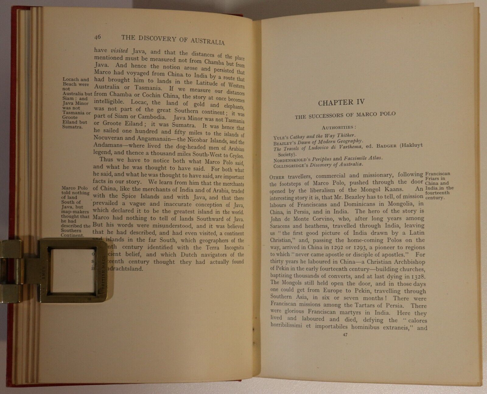 1922 The Discovery Of Australia by G. Arnold Wood Australian History Book