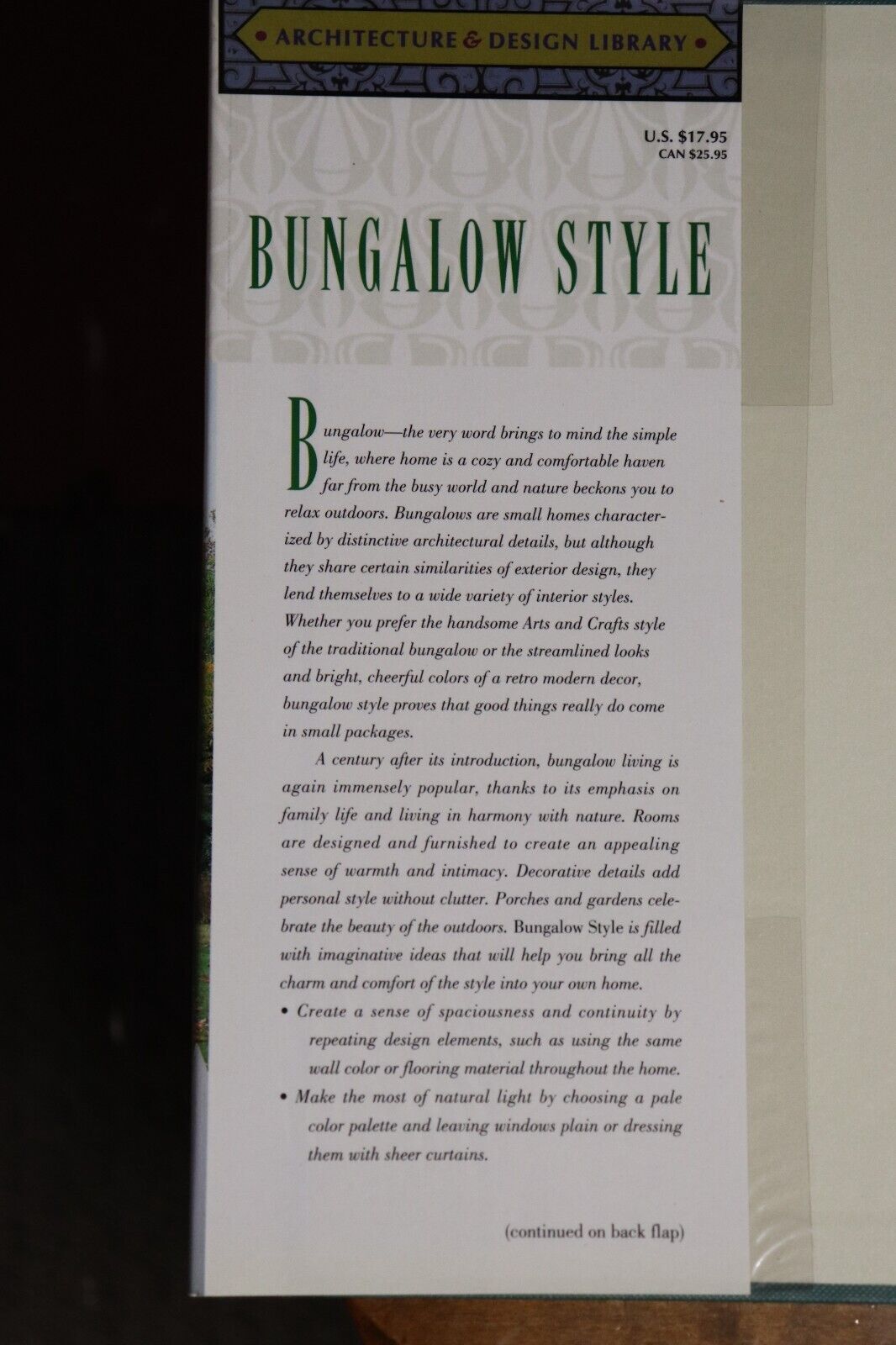 2000 Bungalow Style by April Halberstadt Architecture Reference Book