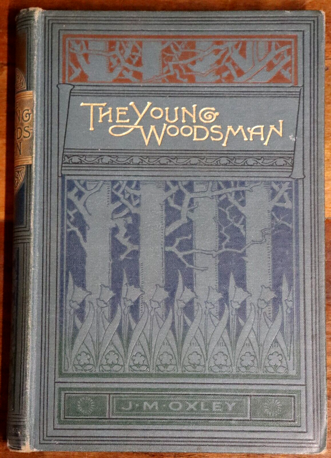 1897 The Young Woodsman by J. MacDonald Oxley Antique Fiction Book - 0