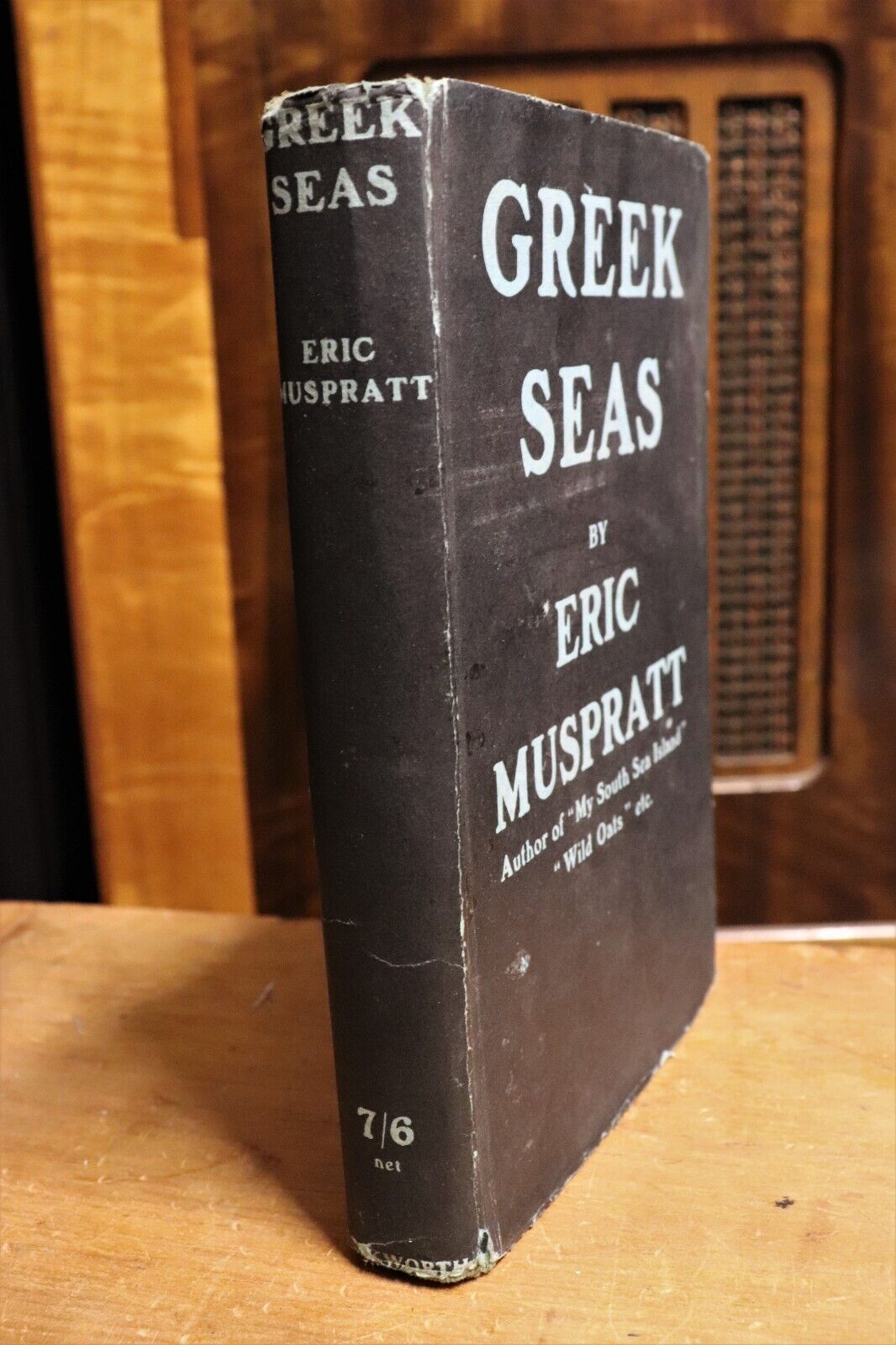 1933 Greek Seas by Eric Muspratt Antique Greek History Book 1st Edition - 0