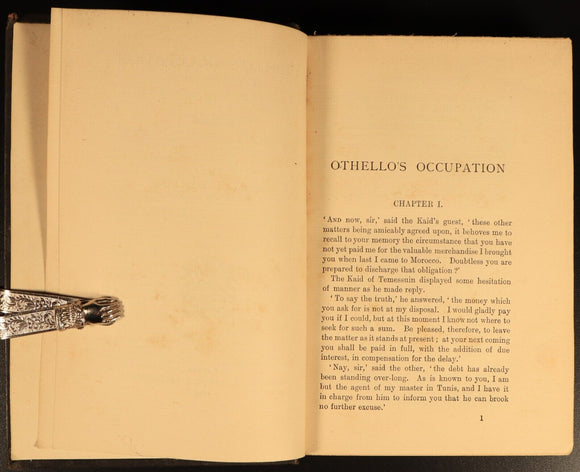 1895 Othello's Occupation A Novel Antique British Female Author Fiction Book