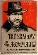 1944 The Shadow Of The Broad Brim Antique Puritan Biography Book American-1