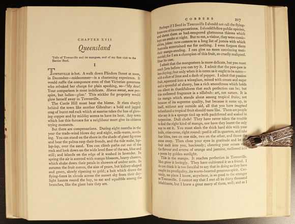 1936 Cobbers by Thomas Wood Antique Australian History Book England To Tasmania