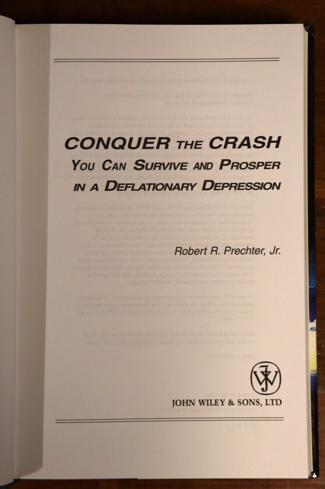 2008 Conquer The Crash by Robert Prechter Economics & Stock Market Book