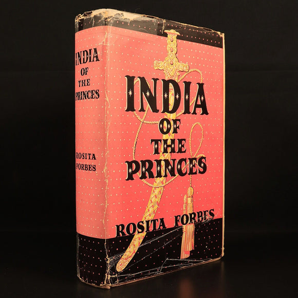 India Of The Princes by Rosita Forbes 1939 British India Antique History Book