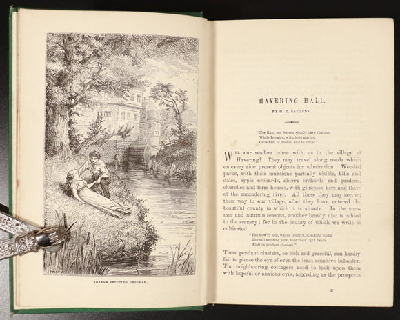 1879 Havering Hall by G.E. Sargent Antiquarian British Fiction Book Illustrated