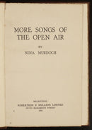 1922 More Songs Of The Open Air Nina Murdoch SIGNED Australian Poetry Book 1st-3