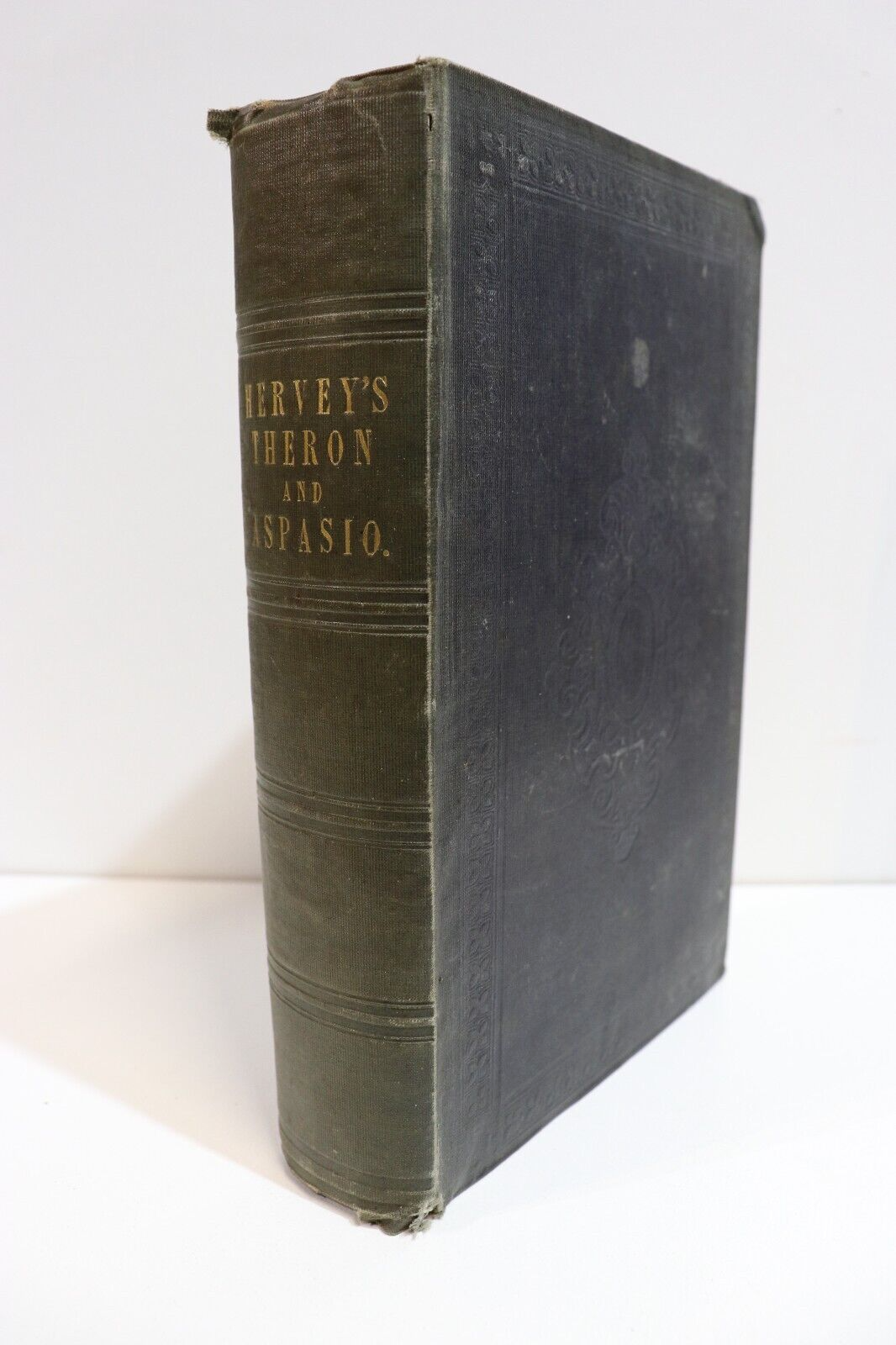 1837 Theron and Aspasio by Rev. James Hervey Antique British Theology Book