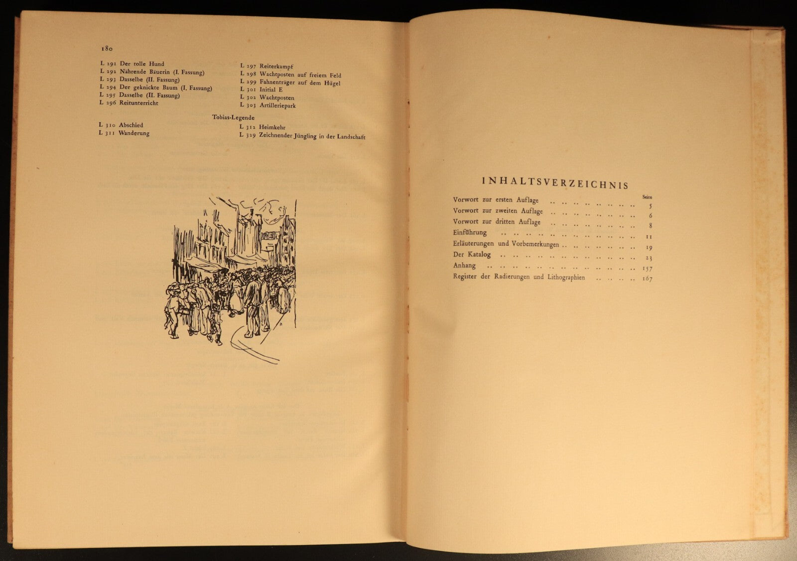 1923 Max Liebermann: Sein graphisches Werk Antique German Art Book G. Scheifler