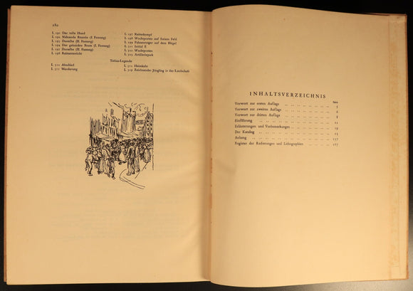 1923 Max Liebermann: Sein graphisches Werk Antique German Art Book G. Scheifler