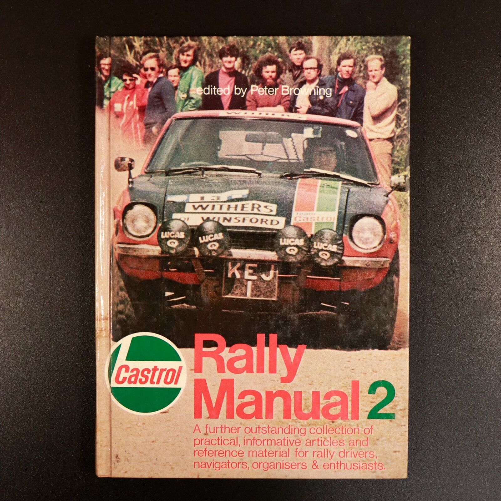 1972 Castrol Rally Manual 2 by Peter Browning Vintage Automotive Book Rally Cars