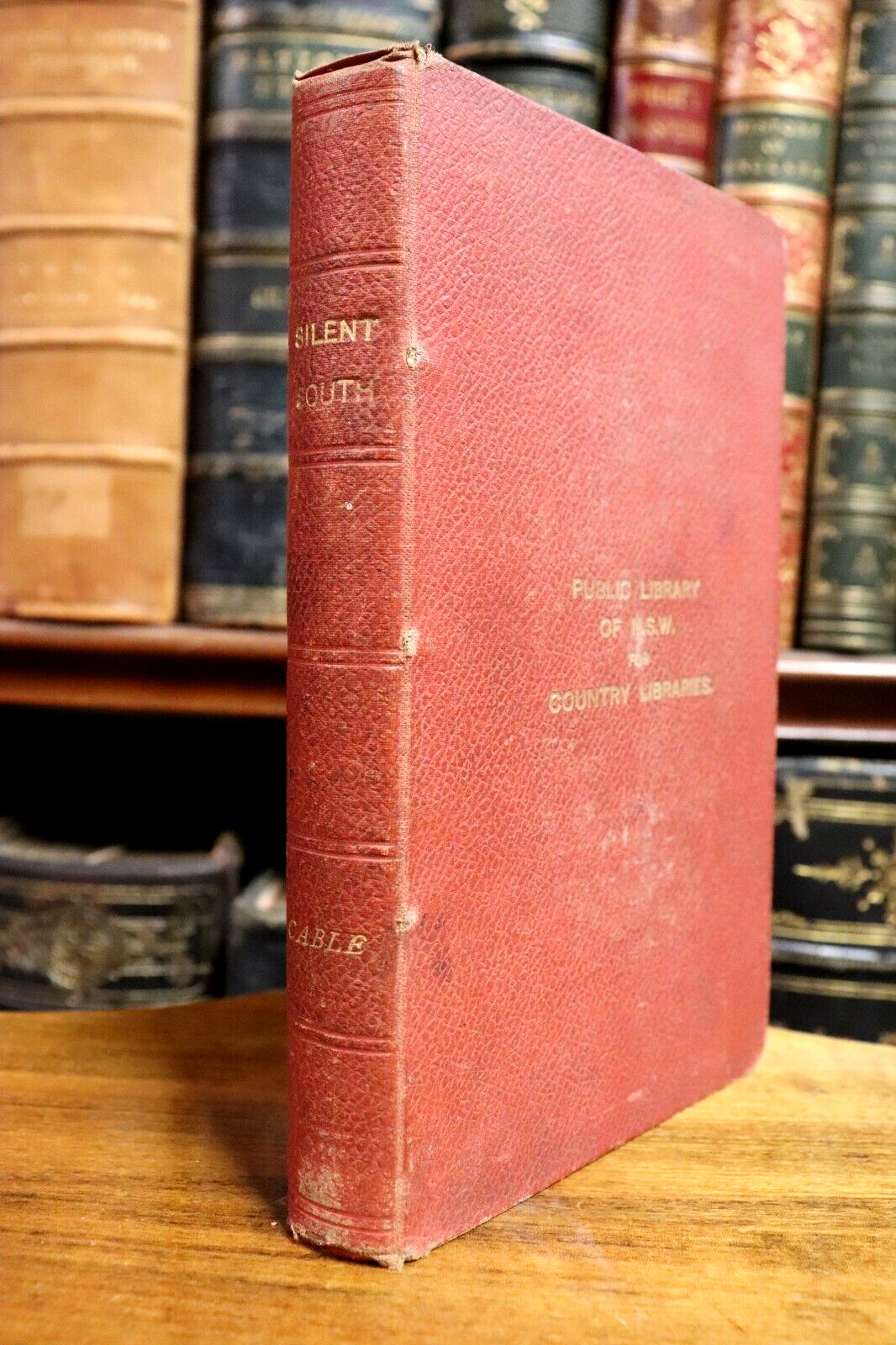 1895 The Silent South by GW Cable Antique American Equity & Convict History Book