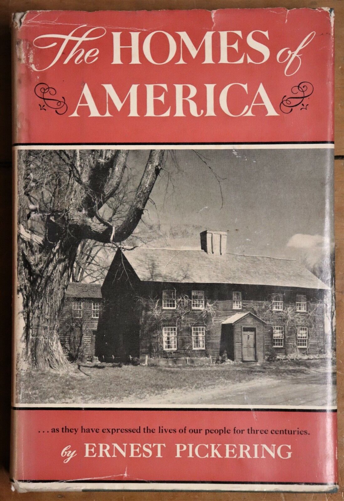 1951 The Homes of America Antique American Architecture Book by Ernest Pickering