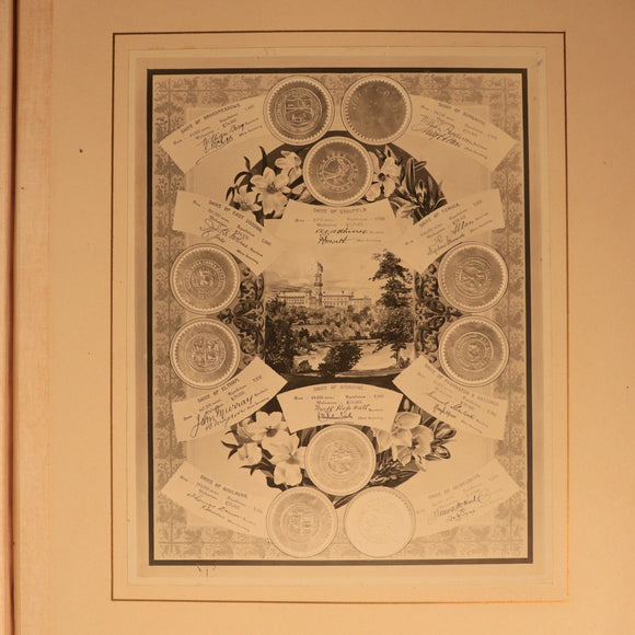 1897 Colony Of Victoria To Queen Victoria Antiquarian Australian History Book