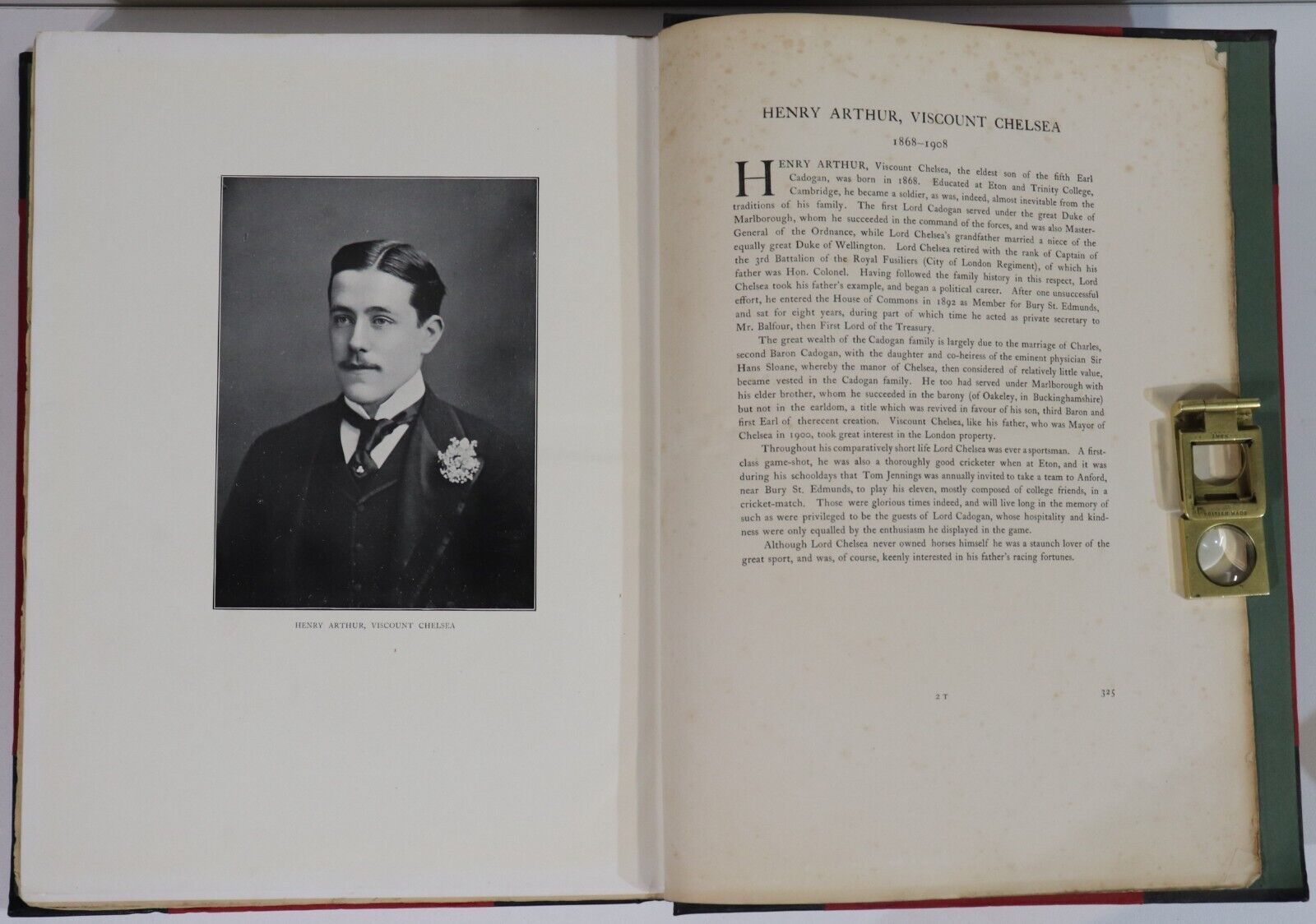 1908 British Sports & Sportsmen - Past & Present Antique Sports History Book