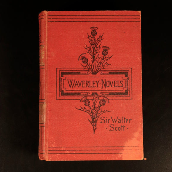 1882 Kenilworth + Guy Mannering by Walter Scott Antique Fiction Books 2vol In 1