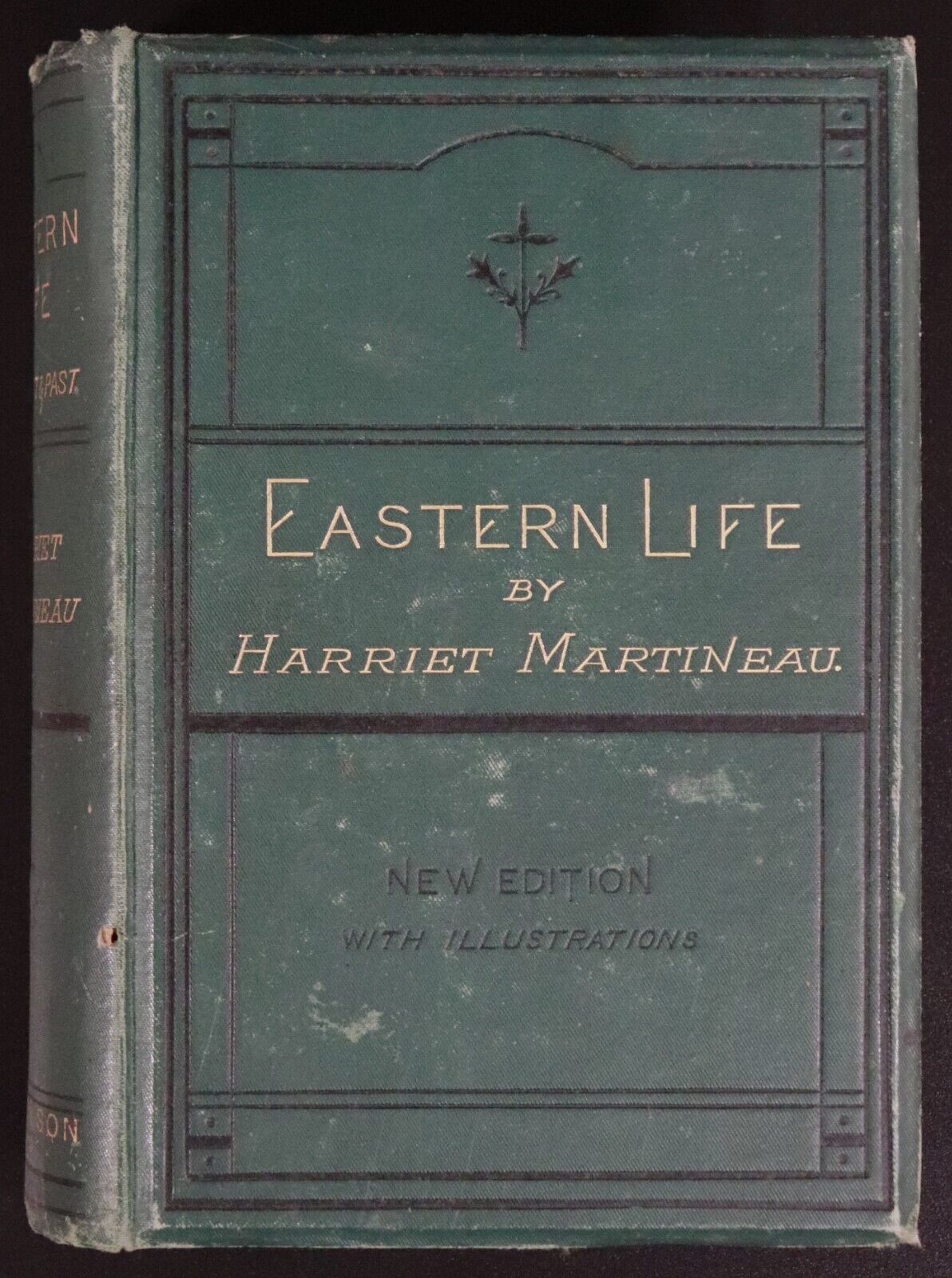 1875 Eastern Life, Past & Present by H Martineau Rare Antiquarian Sociology Book