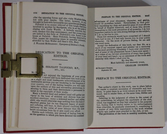 1911 2vol Pickwick Papers by Charles Dickens Antique British Fiction Book Set