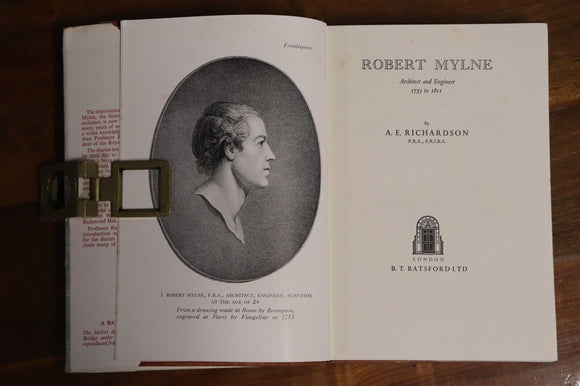 1955 Robert Mylne: Architect & Engineer by AE Richardson Architecture Book