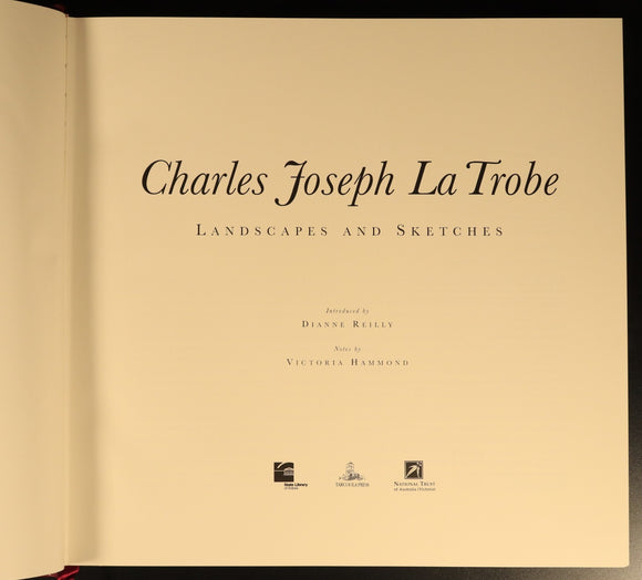 Charles La Trobe Landscapes & Sketches Australian Art History Book With Sleeve
