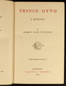 1910 2vol Prince Otto & Across Plains by R.L. Stevenson Antique Literature Books-11