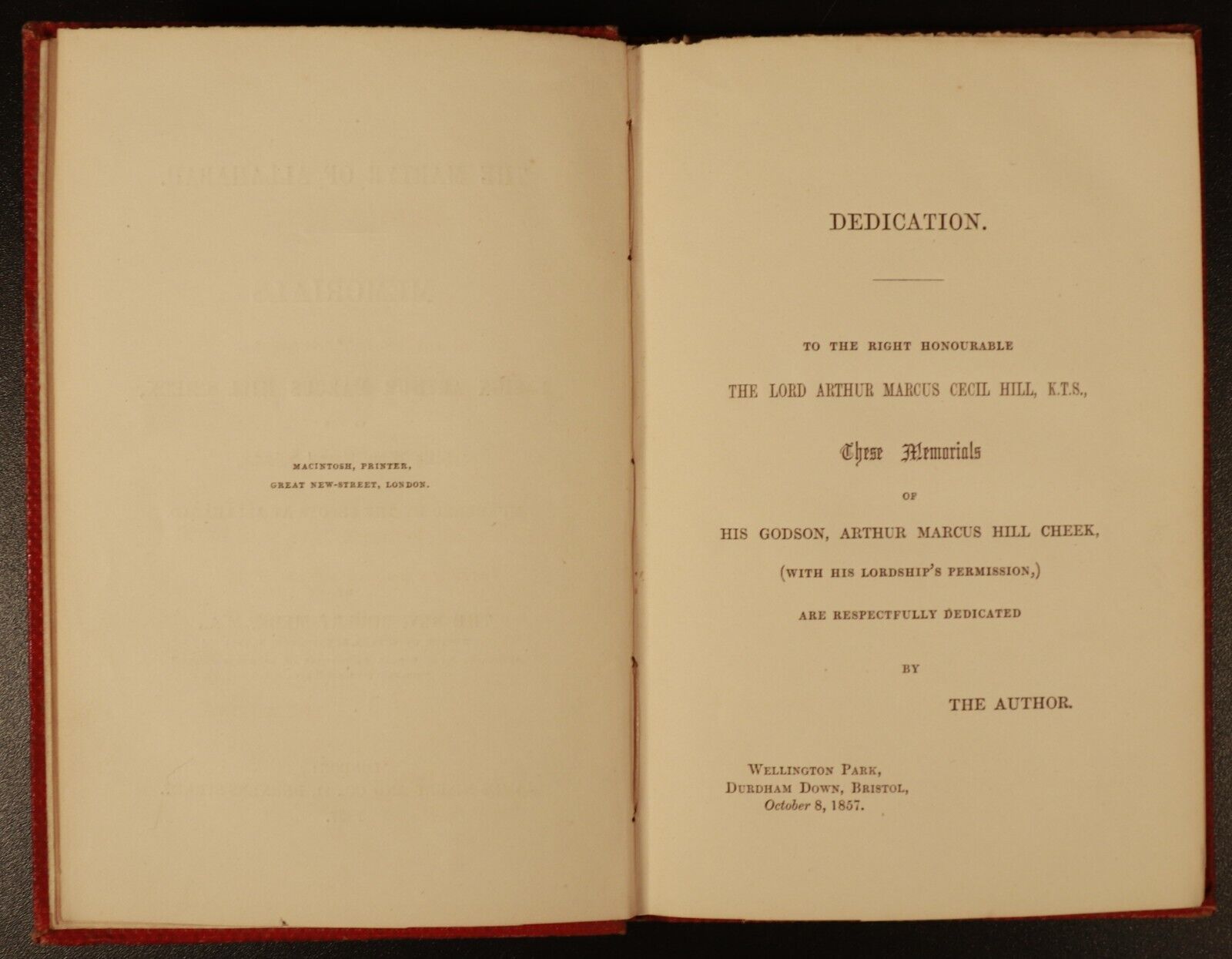 1857 The Martyr Of Allahabad by R. Meek Antique British Military History Book