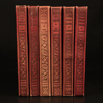 6 Volume Antique Book Collection c1920's Last Days Of Pompeii Lytton Eliot etc - 0