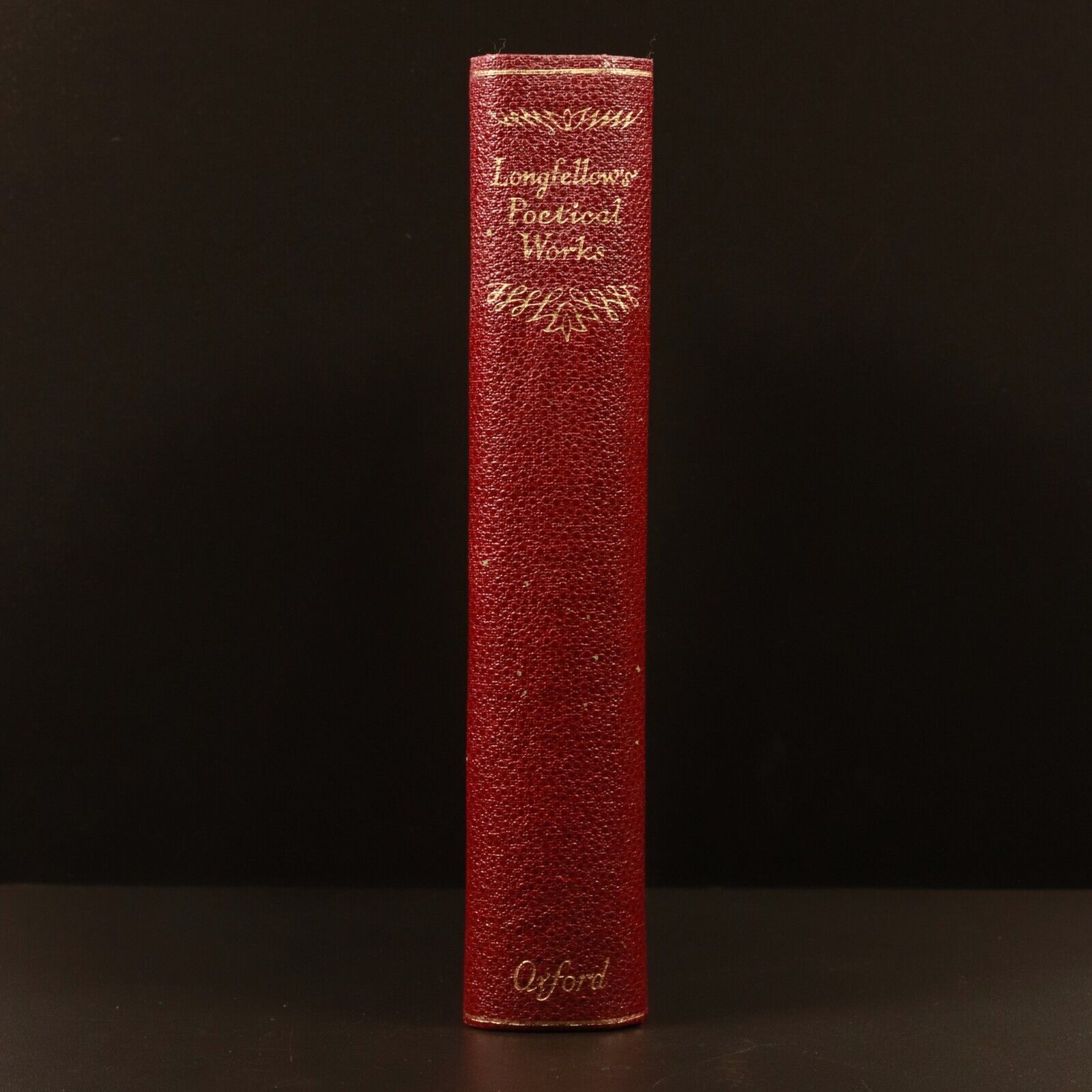 1948 The Poetical Works Of Longfellow Antique Poetry Book Oxford Uni Press Ed.