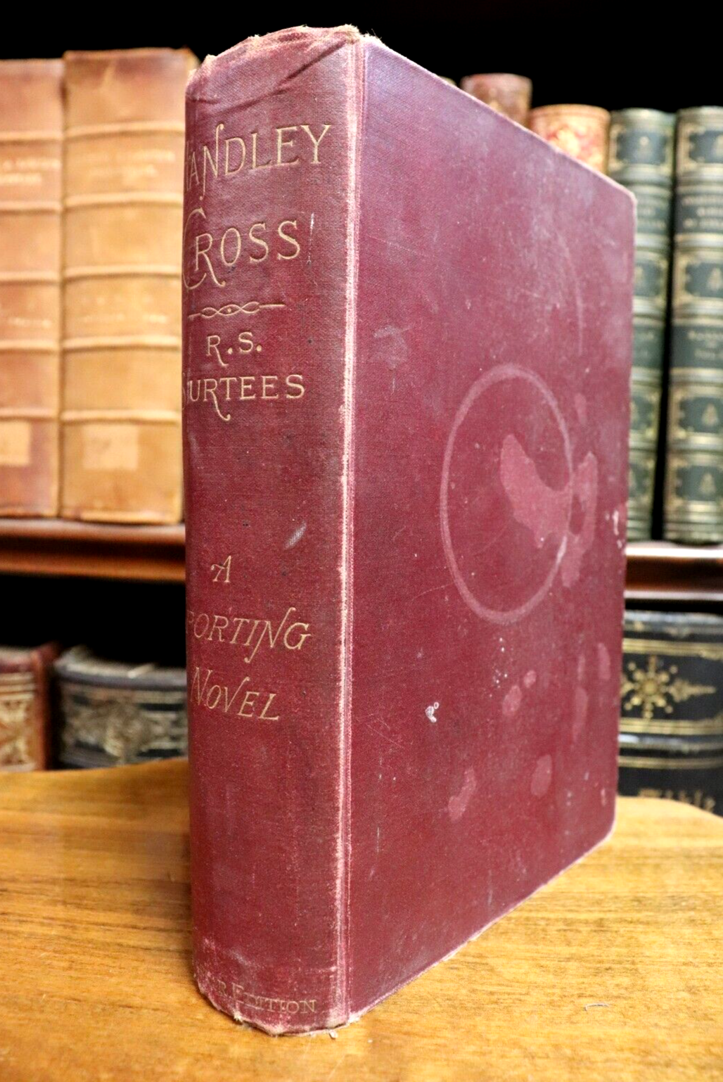 1891 Handley Cross A Sporting Novel by Robert S Surtees Antique Fiction Book