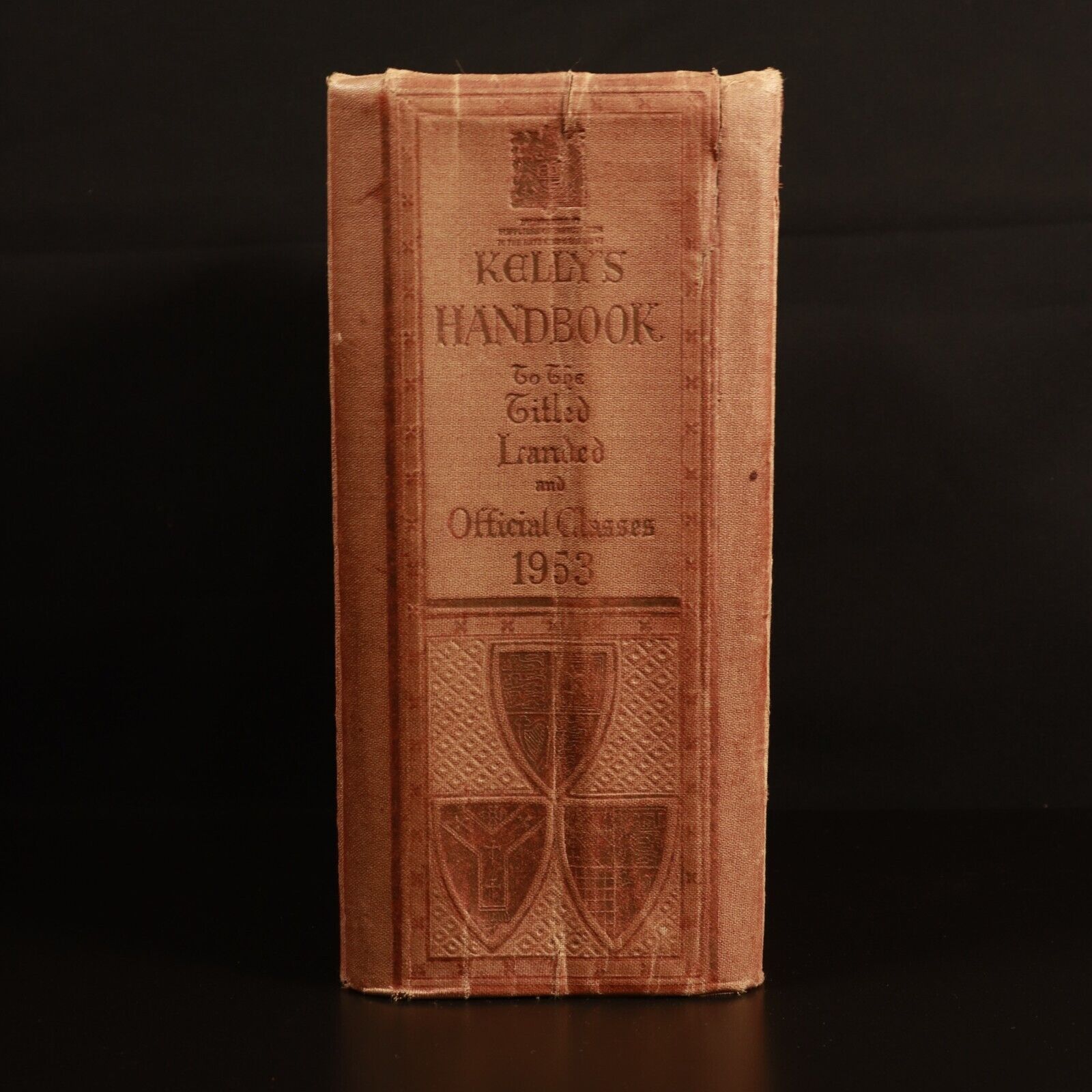 1953 Kellys Handbook Titled Landed Official Classes Antique British History Book - 0